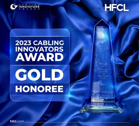 HFCL Microcable Takes Home 'Gold Honoree' by Cabling Innovators Awards!
